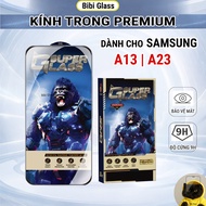 Samsung A13,A23 premium transparent tempered glass full screen phone screen protector