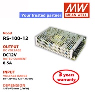 MEAN WELL RS-100-24 RS-100-12 DC12V DC24V Meanwell Switching Power Supply DC power