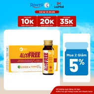 Nước uống giải rượu thải độc gan Alcofree lốc 10 chai x 50ml