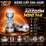 Genuine Aozoom Mini H4 75W LED Headlight Super Bright Cos Clear Phase Good High Quality Road Grip