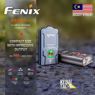 FENIX E03R V2.0 - 500L Rechargeable Keychain Flashlight - ORIGINAL - Ready Stock in MALAYSIA from KE