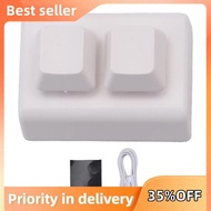 2 Keys Macro Programming Keyboard RGB Mini Keyboard Gaming Drawing Red Switch Custom Keyboard OSU Ga