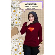 SUPER WOMAN WOMEN'S T-SHIRTS LONG SLEEVES UK.M-XXL / WOMEN'S TOPS / WOMEN'S T-SHIRTS / LONG SLEEVED 