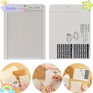 FANSIN Paper Trimmer Scoring Board, Plastic Multi-purpose Craft Paper Cutter, with Measuring Grid DI
