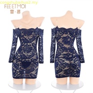 [Bebinca] See-Through Hip Nightdress Sexy Lingerie Sexy Pajamas 6541