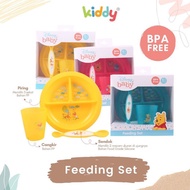Feeding set/kiddy feeding set/wtp 05017/set baby eating utensils/set eating utensils baby eating pla