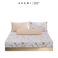 AKEMI Cotton Twill Adore Fitted Sheet Set | 100% Cotton 850TC (Super Single/ Queen/ King)