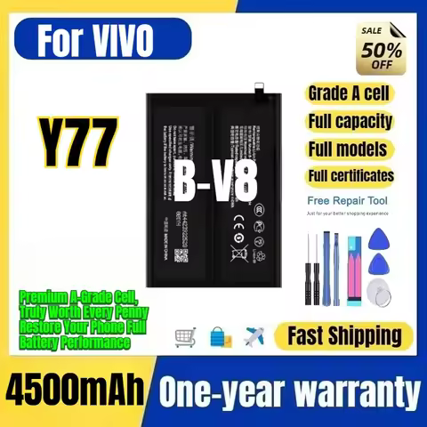 B-V8 for VIVO Y77 Mobile Phone Battery 0 Cycle High Quality High Capacity Battery Replacement Bateri