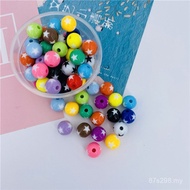 Accessories Round Beads Color Candy Hole Beading Material Acrylic Straight diy Five-pointed Star Rea