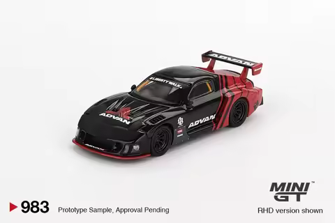 MINI GT 1:64 LBWK RX-7 LB-Super Silhouette Liberty Walk ADVAN Diecast Model Car