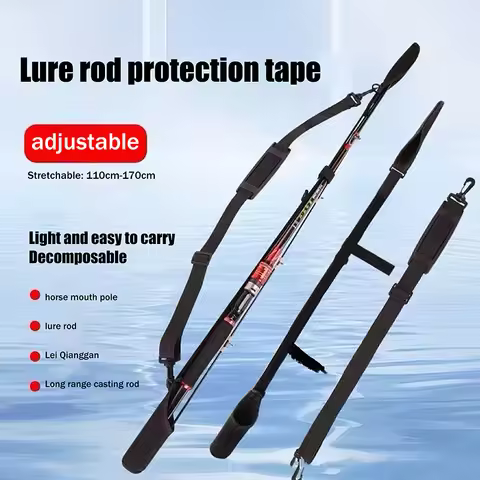 Fisherman's Portable Storage Bag Adjustable Strap for Fishing Rods & Reels 1PC