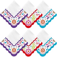 Fiesta Mexican Party Supplies - 48-Pack 3-Ply Disposable Paper Napkins, Cinco de Mayo Decorations, T