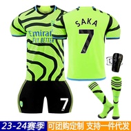 2324 Arsenal Away 8 Edgo 9 Hot Sols No. 7 Saka No. 29 Harvards Football Jersey Suit