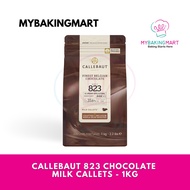 Callebaut 823 Milk Chocolate Callet - 1kg - Halal (Original Packaging)