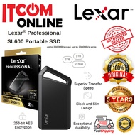 LEXAR PROFESSIONAL SL600 USB3.2 GEN2 TYPE-C 512GB/1TB/2TB EXTERNAL SSD