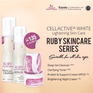 ELYSIAN RUBY SKINCARE COMPLETE SET ~ CERAHKAN MUKA & PUDAR PARUT