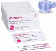 MOMMED Ovulation Test Strips（LH60）with Free 60 Collection Cups, Reliable LH Surge Predictor OPK Kit, Accurately Track Ovulation Test, High Sensitivity Result for Women Home Testing