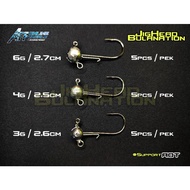 Jighead special 5pcs BULANATION 3.5g/5.0g/7.0🔥 IKAN BULAN/TARPOON🔥JigHead Ultralight UL Loose Pack 2