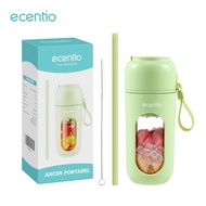 ecentio Juicer 12 mata pisau portable Blender mini 350ml dengan sedotan