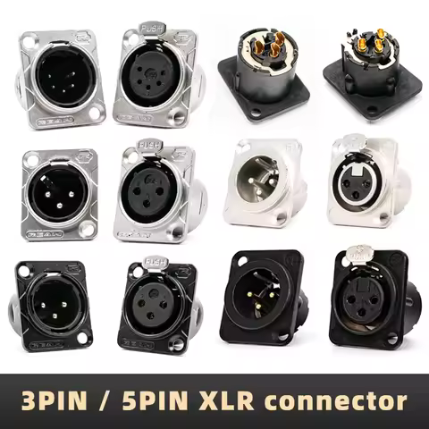 Neutrik XLR 3PIN Cannon Jack NC3FD-LX NC3MD-LX REAN Microphone Jack RC3FDL RC3MDL Audio Signal Jack 