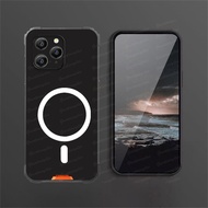 Blackview BV5300 Pro BV5300 Plus Black Magnetic Phone Case Wireless Charging Soft TPU Case