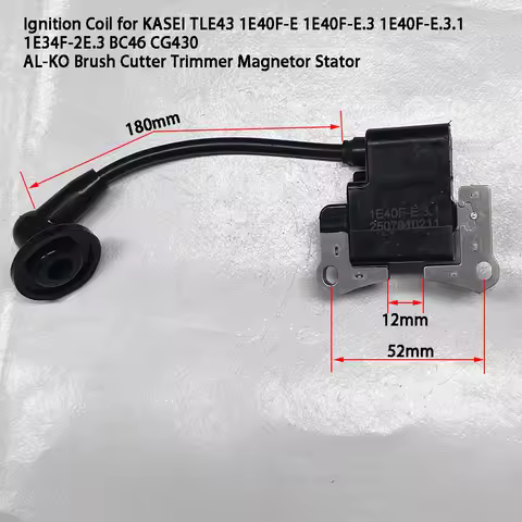 TLE43 Ignition Coil for KASEI 1E40F-E 1E40F-E.3 1E40F-E.3.1 1E34F-2E.3 BC46 CG430 AL-KO Brush Cutter
