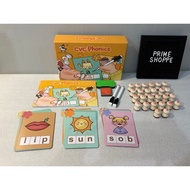 CVC Phonics Wooden Stamp & Wipe Clean Spelling Cards
