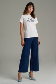 Mc jeans เสื้อยืดผู้หญิง คอกลม  MTSZB51