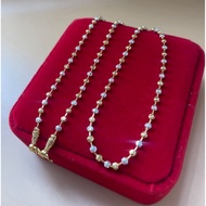 Necklace 2 Kings 3mm No Peeling Not Black Weight 1 Baht (Destination Service)