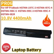 PR06 Laptop Battery 10.8V 4400mAh for HP ProBook HSTNN-197C-3 HSTNN-I97C-4 HSTNN-I98C-5  HSTNN-I99C-