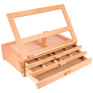 Desktop Easel Desktop Portable Painting Box Adjustable Painting Box Heavy Color Oil Painting Stick P