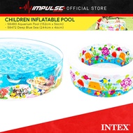 [PROMOTION] INTEX Children Inflatable Round Swimming Pool - Aquarium Pool (58480) / Deep Blue Sea (5