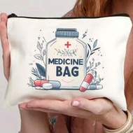 Outdoor Travel Supplies, Office Provision Small Capacity First Aid Kit, Portable Pill Box, First Aid