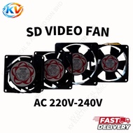 SDUQN 220-240V Cooling Fan Video Fan  Ball Bearing / Sleeve Bearing Cooling Fan