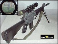 步槍M16系列專用4X32狙擊鏡含鏡環加提把軌道組(M4A1.M16A2.65K2.M177.M16A1)都適用  注意