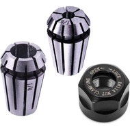 Set Nat Collet Spring ER11 - Tahap AAA Ketepatan Tinggi ER11 1/8'' Collet + ER11 1/4'' Collet + Nat 