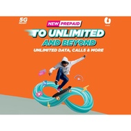 Umobile U25 New Prepaid Sim Card TANPA HAD U-Plan 5G