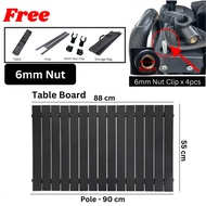 Wagon Table Top Aluminum Alloy Foldable Wagon Table Buckle Clip utility Wagon Camping Cart Board Mej