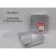 Aluminium Tray 4483P (R) With Lid