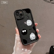 YX13 CUTE EYES CASING CASE BLACK OPPO A57 A58 A60 A74 A78 A79 A83 F1S F11 PRO RENO 4F 5 5F 6 7 7Z 8T