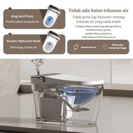 Kloset duduk otomatis Luxury Perpanjangan / Shower Kamar Mandi Set Panas Lantai Berdiri Bathtub Fauc