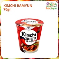 Kimchi Mie Cup 70gr Nong Shim Ramyun Mie Instan Korea Halal MUI Padang