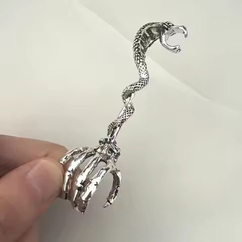 Retro Dragon Snake Rings Cigarette Holder Rack Finger Clip Smoke Cool Gadgets For Man Gifts Smoker T