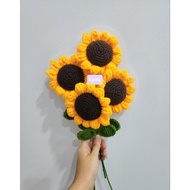 MATAHARI HANDMADE JHOPE SUNFLOWER/HOBI SUNFLOWER FLOWER SUNFLOWER KNITTED SUNFLOWER FLOWER BOUQUET F