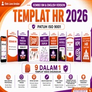 Template HR Malaysia 2026 | 9 Dalam 1 | SOP HR | Payroll | KPI | Employee Handbook | Borang & Surat 