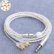 PeaceShells HiFi Earphone Upgrade Cable MMCX 3.5mm 1.2m Silver Plated Core Cable For  IE200/IE300/IE