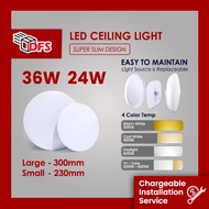 [FREE PLATE fm 8/9 :8PM – 14/9 ONLY] DFS LED LIGHT Local Warranty ☀ Super Slim☀ Ceiling Light 24W/36