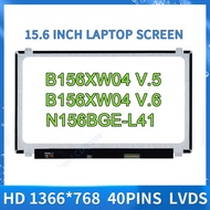 15.6" Slim Laptop LCD Screen B156XW04 V.5 V5 B156XW04 V.6 LTN156AT20 LTN156AT30 N156BGE-L31 N156BGE-