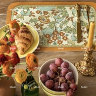 placemats for dining table waterproof placemat drain mat for kitchen pot holder coaster PVC placemat