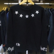 Crewneck crome heart cut tag